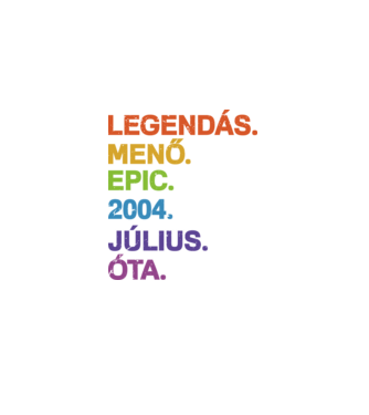 Legendás,menő,epic. minta fekete pólón