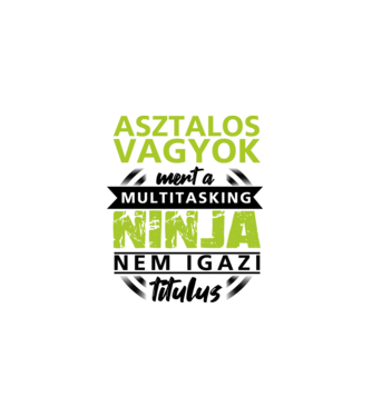 Asztalos vagyok.. minta fehér pólón