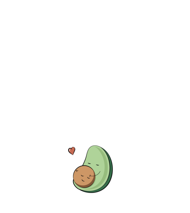 Anyakádó minta fehér pólón