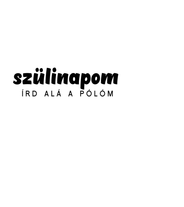20. szülinap - Írd alá a pólóm! minta fekete pólón