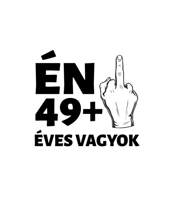Születésnap - 50. életév minta fehér pólón