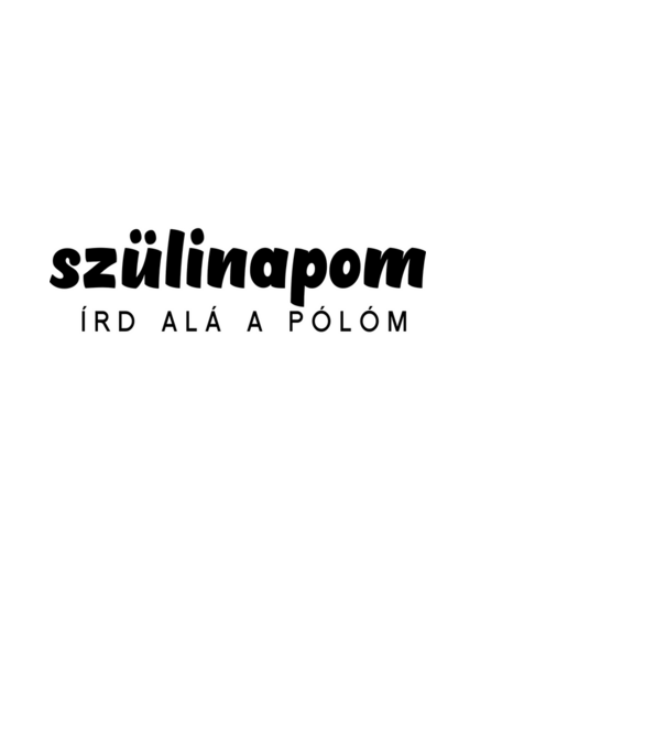 18. szülinapom - Írd alá a pólóm! minta fehér pólón