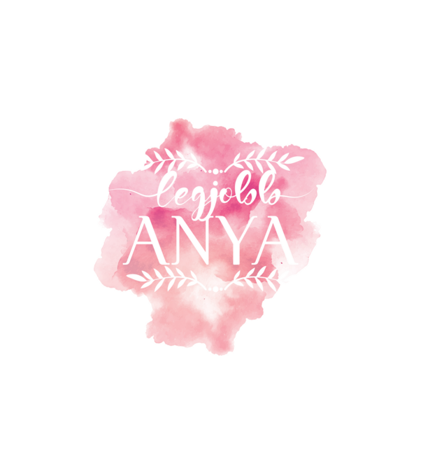 Legjobb anya minta fehér pólón