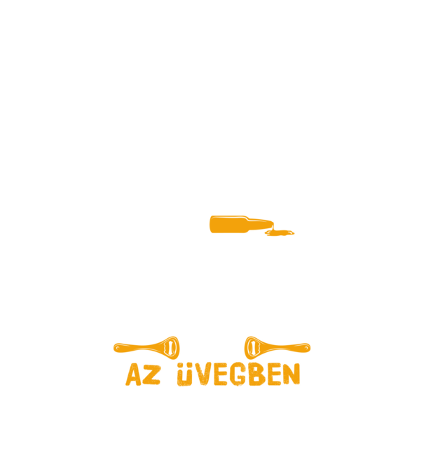 Megmentettem a sört! minta fekete pólón