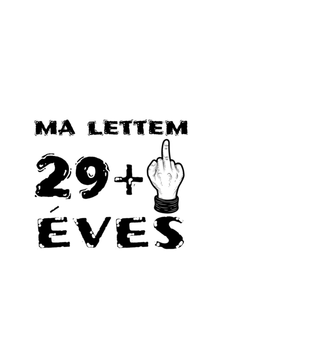 Szülinap - 30. életév minta fehér pólón
