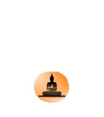 buddha minta világos rózsaszín pólón