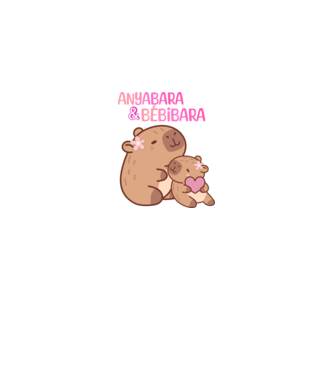 Anyabara - Bébibara Capybara minta királykék pólón