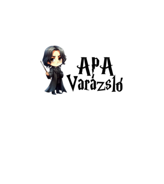 Harry Potter Apa Varázsló minta fehér pólón