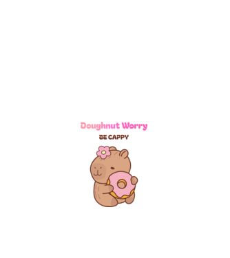 Capybara minta fehér pólón