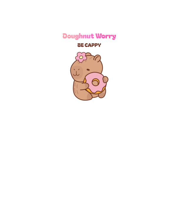 Capybara minta fehér pólón