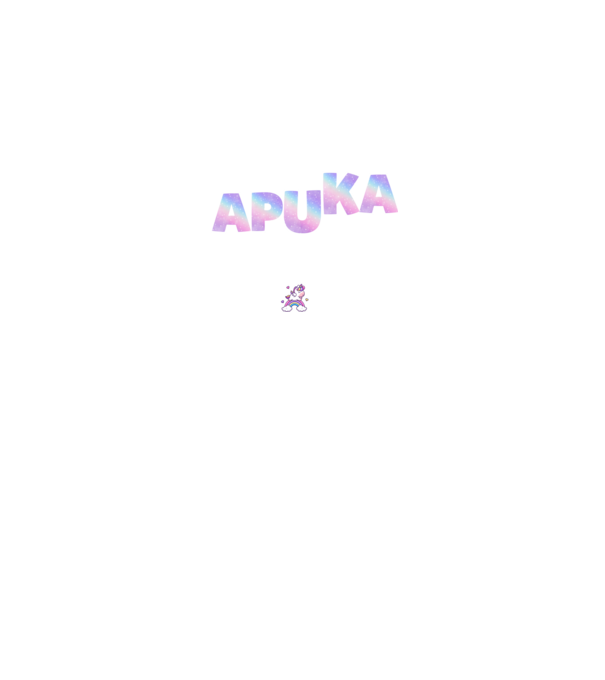Lányos apuka unikornis minta fekete pólón