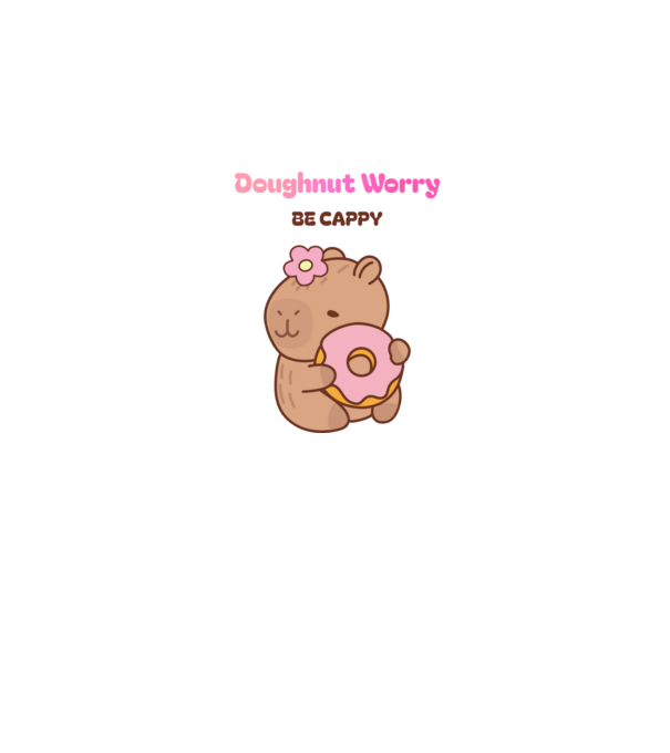 Capybara minta fehér pólón
