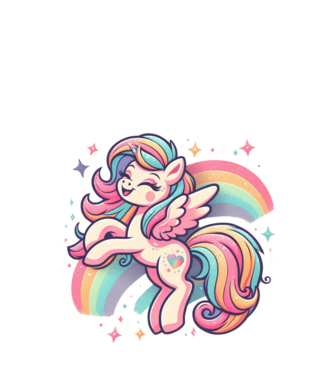 My Little Pony minta fehér pólón