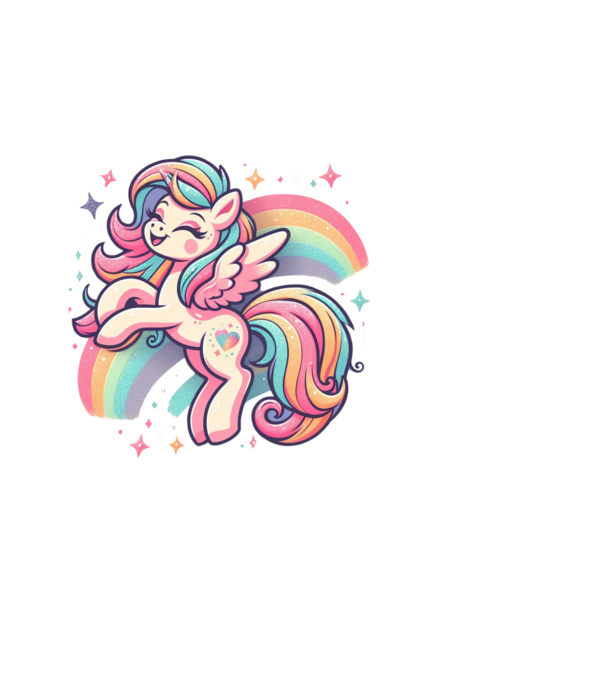My Little Pony minta fekete pólón