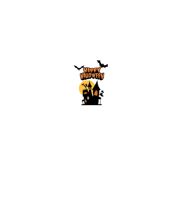 Happy Halloween minta fehér/piros pólón