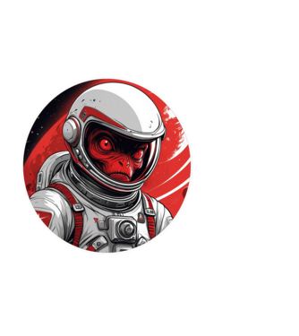 Alien-astronaut (thursday) minta fekete pólón