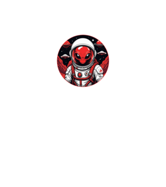 Alien-astronaut (wednesday) minta fekete pólón