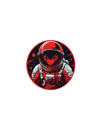 Alien-astronaut (saturday) minta fekete pólón