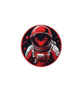 Alien-astronaut (saturday) minta fekete pólón