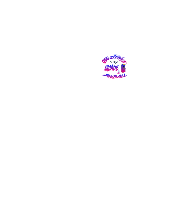 Gesztenye Arcade & Pinball 2 minta fekete pólón