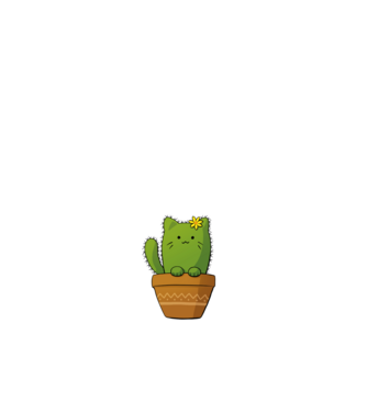 Cattus - Cute & Prickly minta fekete pólón