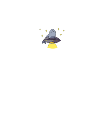 UFÓka - Merj nagyot álmodni! minta fekete pólón
