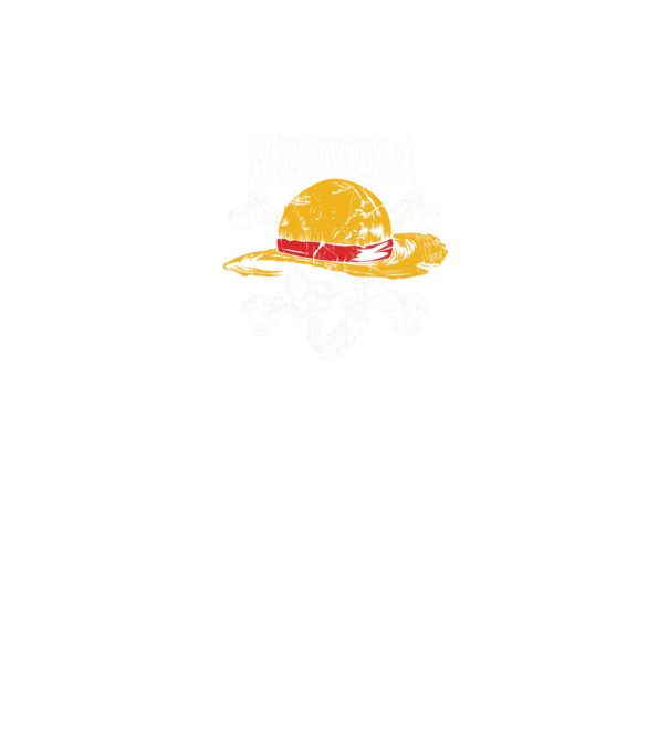 One Piece koponya minta fekete pólón