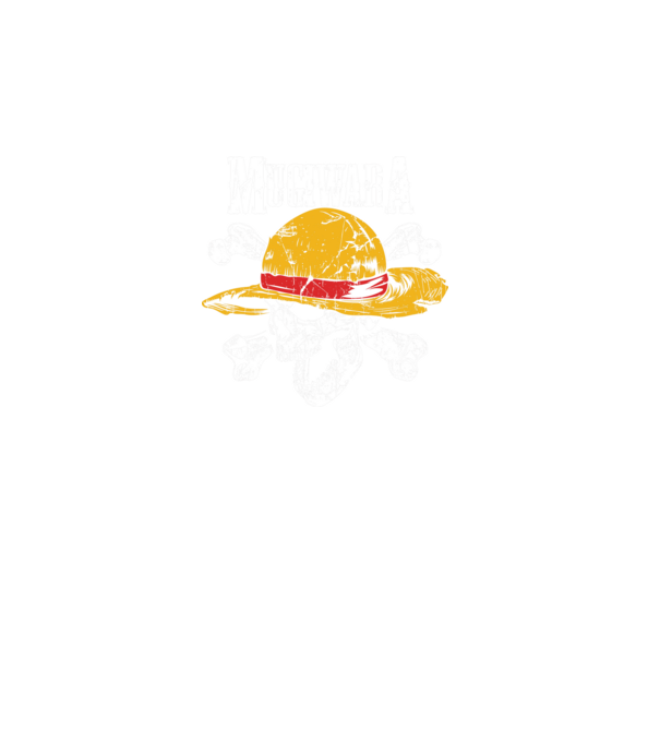 One Piece koponya minta fekete pólón