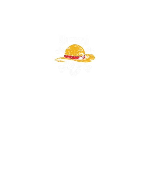 One Piece koponya minta fekete pólón