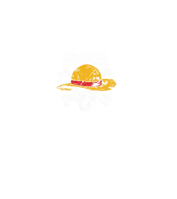One Piece koponya minta fekete pólón