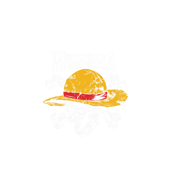 One Piece koponya minta fekete pólón