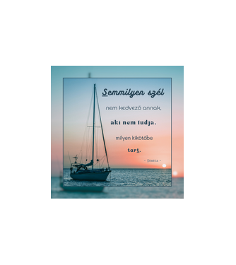 Seneca Dark minta fehér pólón