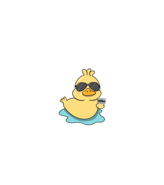I don't give a duck fekete alap minta homokszín pólón