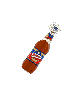 Habos babos kőbányais fekete alapra minta fekete pólón