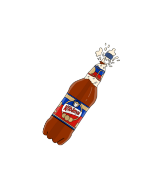 Habos babos kőbányais fekete alapra minta fekete pólón