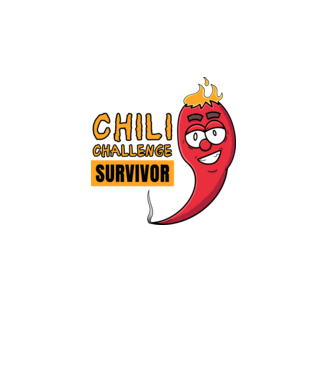 Chilli Challenge Survivor minta fehér pólón