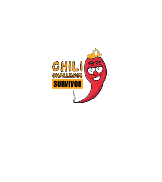 Chilli Challenge Survivor minta fehér pólón
