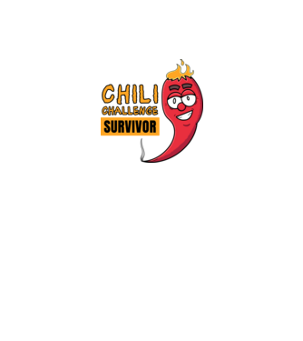 Chilli Challenge Survivor minta fehér pólón