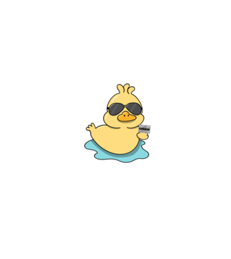 I don't give a duck fekete alap minta homokszín pólón