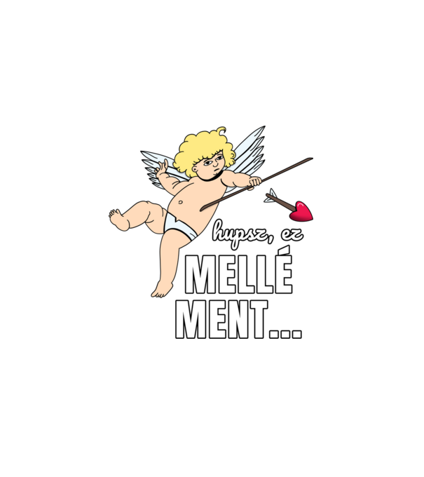 Hupsz, ez mellé ment... minta fekete pólón