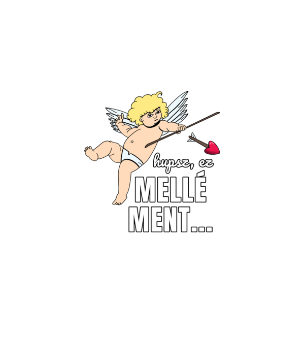 Hupsz, ez mellé ment... minta fekete pólón