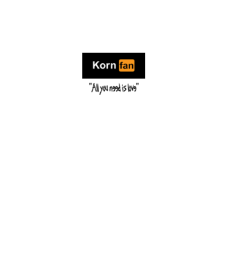 Korn fan minta szürke pólón