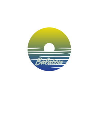 Balaton minta fekete pólón