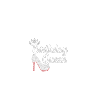 Birthday Queen minta homokszín pólón