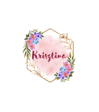 Krisztina minta fehér pólón