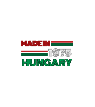 Szülinap retro 75 zöld  minta fehér pólón