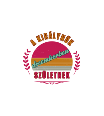 Királynők dec-ben születnek színes minta fehér pólón