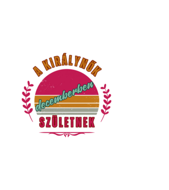 Királynők dec-ben születnek színes minta világos rózsaszín pólón