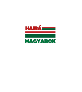 Hajrá Magyarok minta fekete pólón