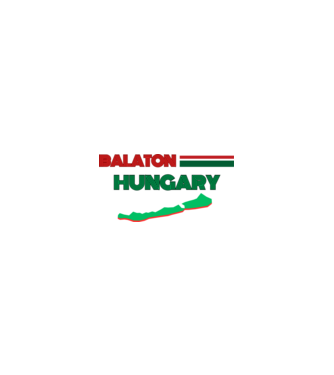 Balaton Hungary minta homokszín pólón